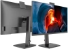 Монитор NPC 23.8" MF2412 IPS FHD чер 1ms HDMI DP VGA USB M/M Cam HAS Piv 100Hz 300cd Ex