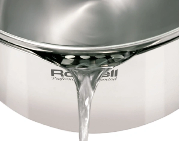 Кастрюля Rondell Flamme RDS-023 2.3л. d=18см (с крышкой) стальной
