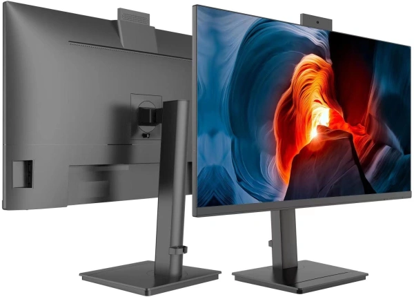 Монитор NPC 27" MF2712-B IPS FHD чер 4ms HDMI DP VGA USB M/M Cam HAS Piv 100Hz 300cd Ex