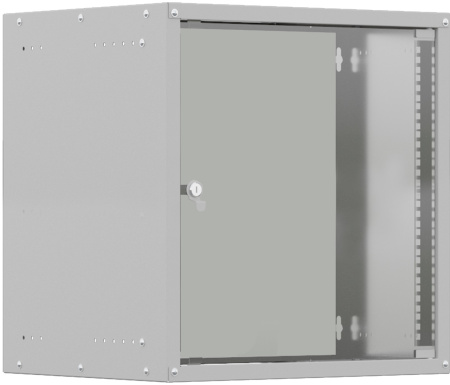 Шкаф коммутационный NTSS Lime (NTSS-WL15U5545GS) настенный 15U 550x450мм пер.дв.стекл несъемн.бок.па