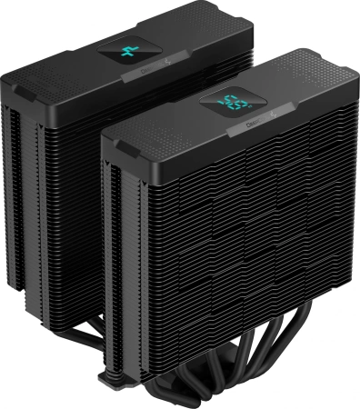 Устройство охлаждения(кулер) Deepcool AG620 Digital Bk ARGB Soc-AM5/AM4/1151/1200/2066/1700 4-pin 29