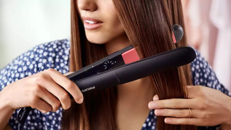 Выпрямитель Philips BHS376/00 черный (макс.темп.:230С)