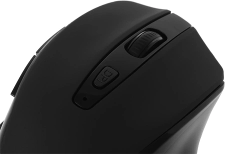 Мышь Defender Prime MB-053 черный оптическая 1600dpi silent беспров. USB для ноутбука 5but (52053)