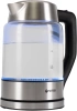 Чайник электрический Vitek VT-7043 1.7л. 2200Вт прозрачный/черный корпус: стекло