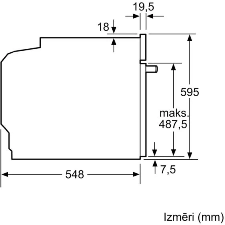 Духовой шкаф Электрический Bosch HBG7721B1 черный