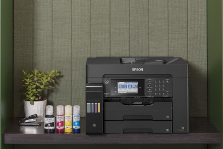 МФУ струйный Epson L15150 (C11CH72404) A3+ Duplex Net WiFi USB RJ-45 черный