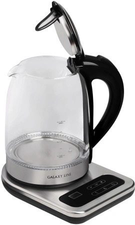 Чайник электрический Galaxy Line GL 0593 1.7л. 2200Вт прозрачный корпус: стекло (7010105930)