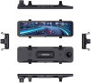 Видеорегистратор TrendVision CarPlay Mirror черный 2Mpix 2160x3840 2160p 150гр. MSTAR 8826