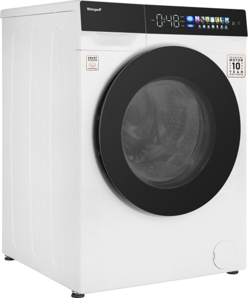 Стиральная машина Weissgauff Premium WM 999 Full Touch DC Inverter Steam класс: A+++ загр.фронтальная макс.:10кг белый инвертер