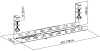 Кабель-канал Cactus CS-CM-700-1BK для столов 72.8x13x19см черный