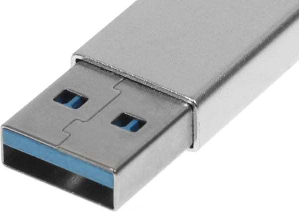 Адаптер Buro ver3.0 USB A(m) USB Type-C (f) (BU-USB3-AM-CF) серебристый