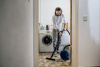 Строительный пылесос Karcher WD 3 S V-17/4/20 1000Вт (уборка: сухая/сбор воды) желтый