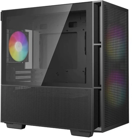 Корпус Deepcool CH360 черный без БП mATX 7x120mm 4x140mm 1xUSB2.0 1xUSB3.0 audio bott PSU