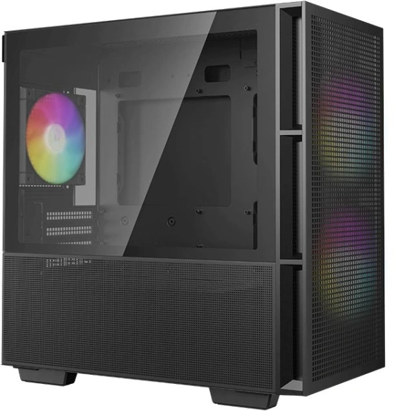 Корпус Deepcool CH360 черный без БП mATX 7x120mm 4x140mm 1xUSB2.0 1xUSB3.0 audio bott PSU