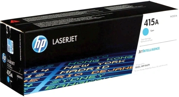Картридж лазерный HP 415A W2031A голубой (2100стр.) для HP HP LJ M454/MFP M479