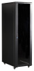 Шкаф коммутационный Lanmaster (TWT-CBB-27U-6X8-P1) напольный 27U 600x800мм пер.дв.перфор. задн.дв.перфор.2-хст. 2 бок.пан. 800кг черный IP20 сталь