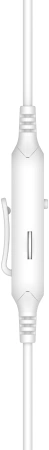 Наушники с микрофоном A4Tech Fstyler FH280U белый 2м мониторные USB оголовье