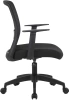 Кресло Cactus CS-MC333-BK черный сиденье черный сетка/ткань низк.спин. крестов. пластик пластик черный