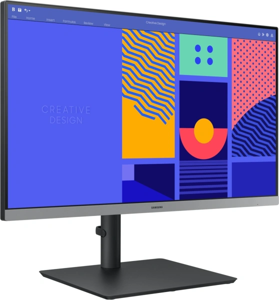 Монитор Samsung 24" S24C430GAIXCI черный IPS LED 4ms 16:9 HDMI матовая HAS Piv 1000:1 250cd 178гр/178гр 1920x1080 100Hz VGA FHD USB 4.8кг
