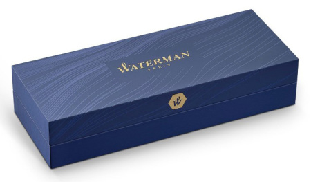 Ручка роллер Waterman Hemisphere (CWS0920750) Matte Black GT F черн. черн. подар.кор.