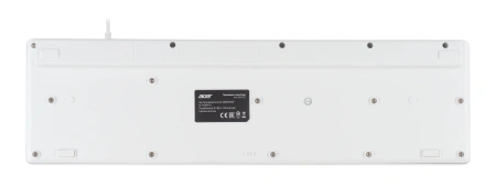 Клавиатура Acer OKW123 белый USB (ZL.KBDEE.00D)