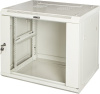 Шкаф коммутационный Lanmaster (TWT-CBWPG-15U-6X6-GY) 15U 600x600мм пер.дв.стекл задн.дв.стал.лист 2 бок.пан. 60кг серый