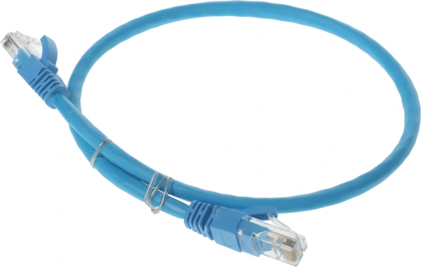 Патч-корд NTSS NTSS-PC-UTP-RJ45-5e-0.5-LSZH-BU (NTSS-PC-UTP-RJ45-5E-0.5-LSZH) UTP RJ-45 вил.-вилка R