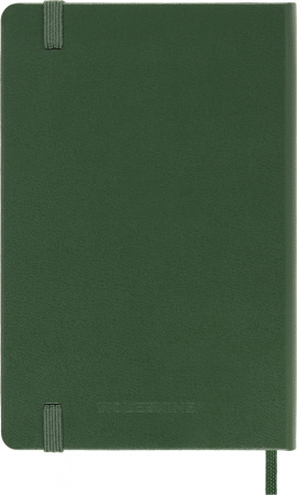 Блокнот Moleskine CLASSIC MM710K15 Pocket 90x140мм 192стр. линейка твердая обложка зеленый
