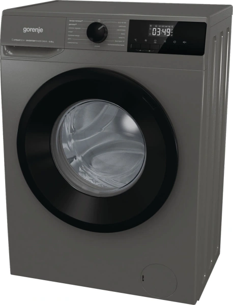 Стиральная машина Gorenje WNHPI84AS/AR класс: A загр.фронтальная макс.:8кг темно-серый инвертер