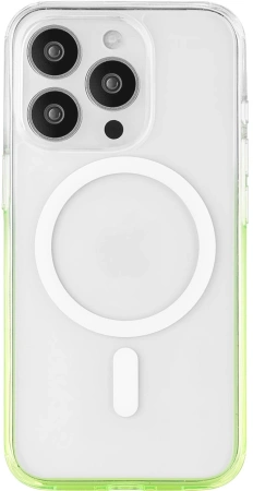 Чехол (клип-кейс) uBear для Apple iPhone 16 Pro Fusion with MagSafe лайм (CS443LM63PFS-I24M)