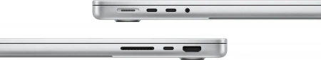 Ноутбук Apple MacBook Pro A2992 M3 Max 14 core 36Gb SSD1Tb/30 core GPU 14.2" Liquid Retina XDR (3024x1964) macOS silver WiFi BT Cam (MRX83ZP/A)