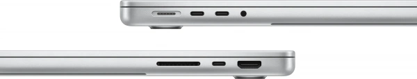 Ноутбук Apple MacBook Pro A2992 M3 Max 14 core 36Gb SSD1Tb/30 core GPU 14.2" Liquid Retina XDR (3024x1964) macOS silver WiFi BT Cam (MRX83ZP/A)