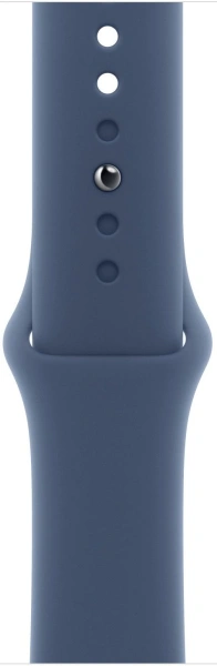 Смарт-часы Apple Watch Series 10 A2997 42мм OLED корп.серебристый Sport Band рем.синий разм.брасл.:130-180мм (MWWA3LW/A)