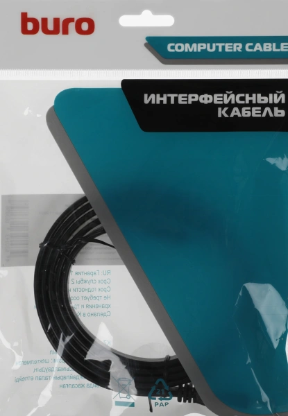 Кабель аудио-видео Buro BU-HDMI-FLAT-v1.4-1.5m HDMI (m)/HDMI (m) 1.5м. позолоч.конт. черный