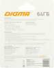Флеш карта microSDXC 64Gb Class10 Digma CARD30 + adapter