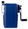 Точилка для карандашей механическая Deli 71156BLUE 1 отверстие металл синий