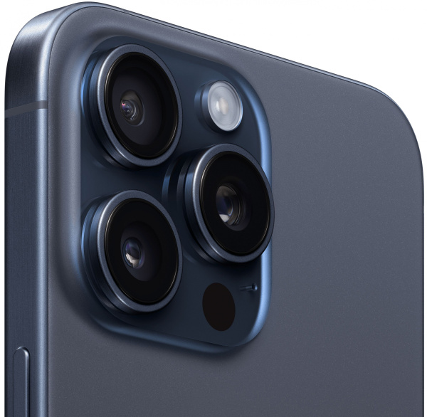 Смартфон Apple iPhone 15 Pro Max A3108 1Tb син.тит. 3G 4G 2Sim 6.7" OLED 1290x2796 iOS 17 48Mpix 802