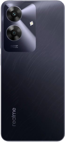 Смартфон Realme RMX3933 Note 60 128Gb 6Gb черный моноблок 3G 4G 2Sim 6.74" 720x1600 Android 14 32Mpix 802.11 a/b/g/n/ac GPS GSM900/1800 GSM1900 TouchSc A-GPS microSD