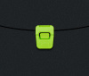 Портфель Бюрократ Black Opal BLPP01LETT 1 отдел. A4 пластик 0.7мм черный/салатовый