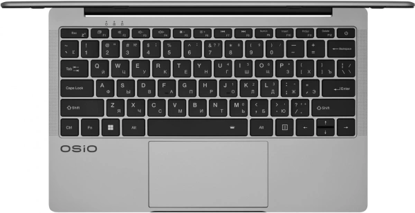 Ноутбук Osio FocusLine F140a-008 Ryzen 5 5560U 16Gb SSD512Gb AMD Radeon 14" IPS FHD (1920x1080) noOS grey WiFi BT Cam 6000mAh