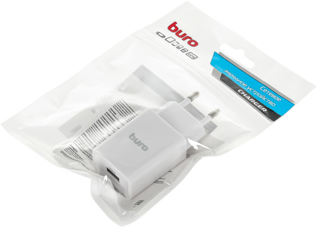 Сетевое зар./устр. Buro BUWA1 10.5W 2.1A USB-A универсальное белый (BUWA10S100WH)