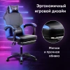 Кресло игровое Оклик Cooldown черный/синий сиденье черный/синий искусст.кожа/сетка с подголов. крест