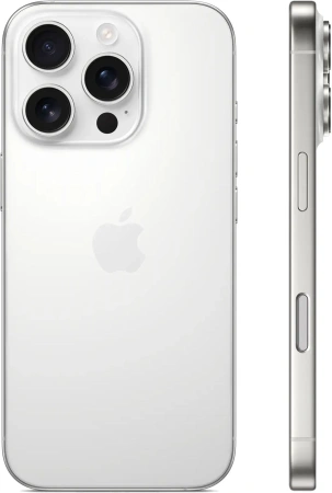 Смартфон Apple A3292 iPhone 16 Pro 1Tb белый титан моноблок 3G 4G 1Sim 6.3" 1206x2622 iOS 18 48Mpix 802.11 a/b/g/n/ac/ax/be NFC GPS Protect