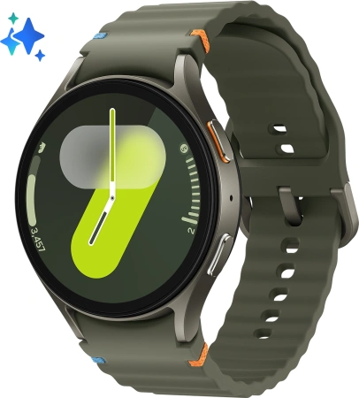 Смарт-часы Samsung Galaxy Watch 7 LTE 44мм 1.47" AMOLED корп.зеленый рем.зеленый (SM-L315FZGACAU)