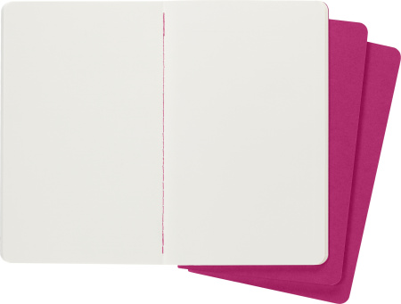 Блокнот Moleskine CAHIER JOURNAL CH018D17 Large 130х210мм обложка картон 80стр. нелинованный розовый неон (3шт)