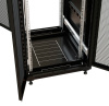 Шкаф коммутационный WRline (WR-TT-2766-DD-RAL9004) напольный 27U 600x600мм пер.дв.перфор.2ств. задн.дв.перфор.2-хст. 2 бок.пан. направл.под винты 800кг черный 510мм 1388мм IP20 сталь