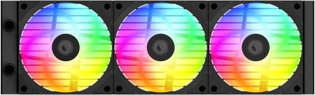 Система водяного охлаждения ID-Cooling FX360 Inf ARGB Soc-AM5/AM4/1200/1700/1851 черный 4-pin 27.2dB Al+Cu 350W Ret