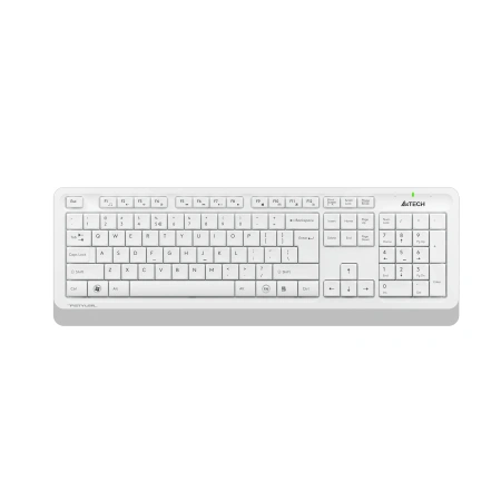 Клавиатура + мышь A4Tech Fstyler FG1010 клав:белый/серый мышь:белый/серый USB беспроводная Multimedia (FG1010 WHITE)