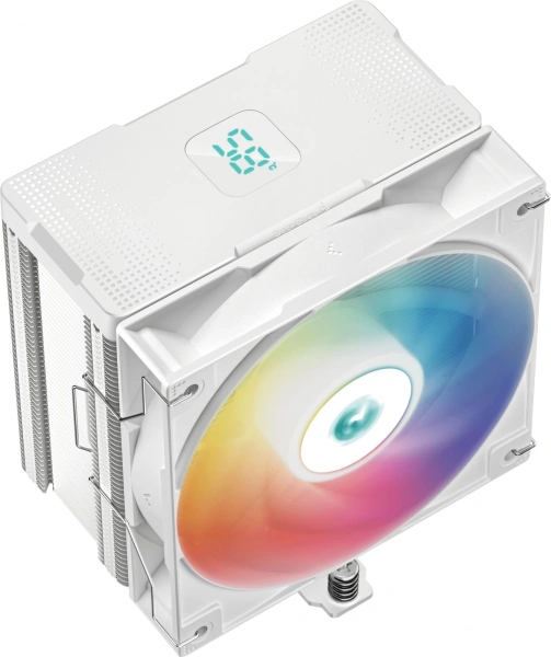 Устройство охлаждения(кулер) Deepcool AG500 Digital Wh ARGB Soc-AM5/AM4/1151/1200/1700 4-pin 29.4dB