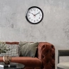 Часы настенные аналоговые Бюрократ WallC-R78PN D29см черный (WALLC-R78PN29/BLACK)